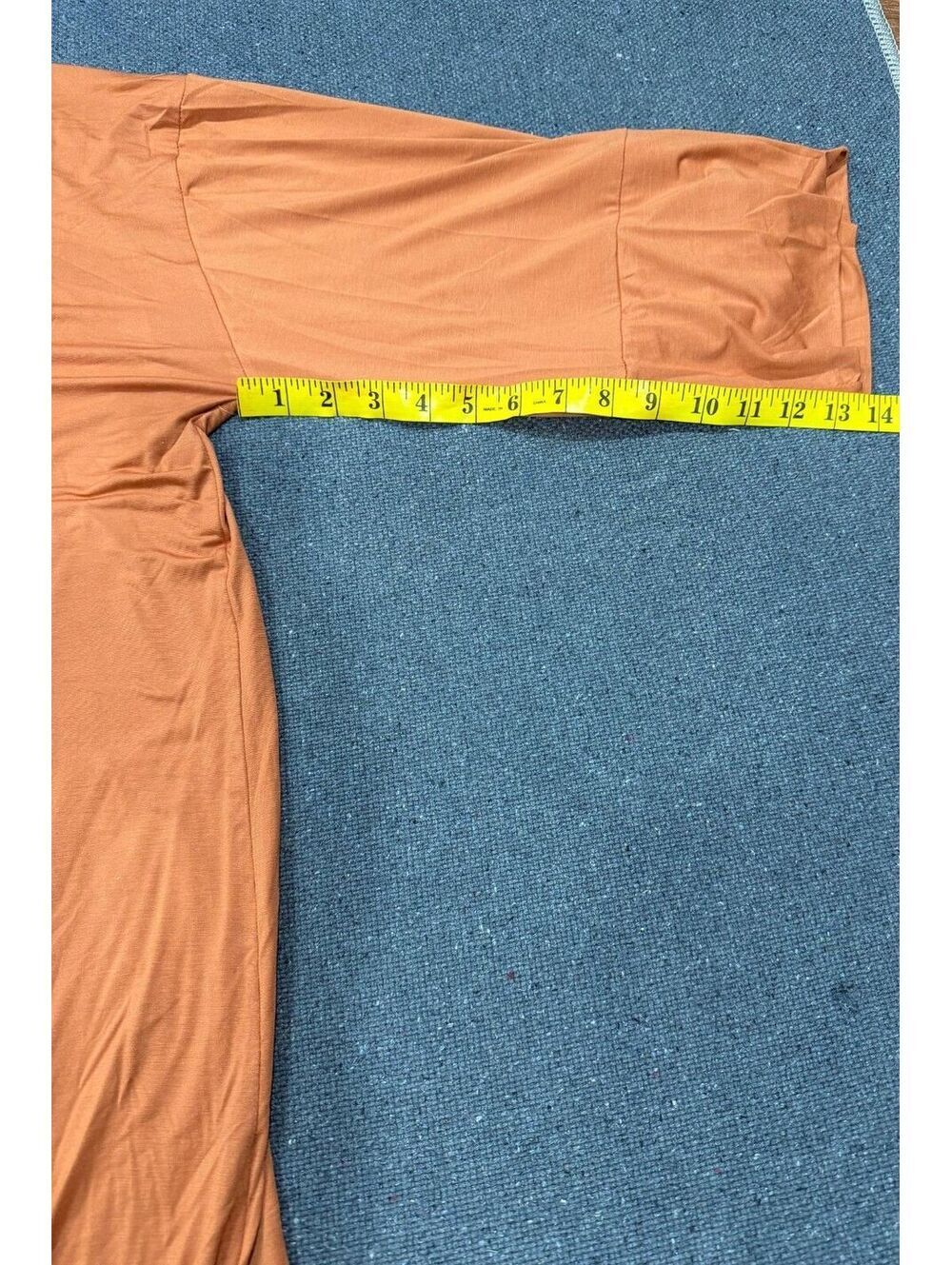 Muslim Women's One Size Terracotta Prayer Abaya & Hijab Set Viscose Blend New - Picture 7 of 8